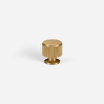 Avila - Matte Brass Knob - 19mm