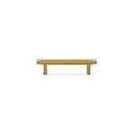 Orapa - Knurled Matte Brass Linear Handle - Architectural Hardware - Knurled Matte Brass