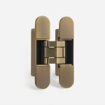 Bacau - Brushed Gold Concealed Hinge - Architectural Hardware - Brushed Gold Concealed Hinge