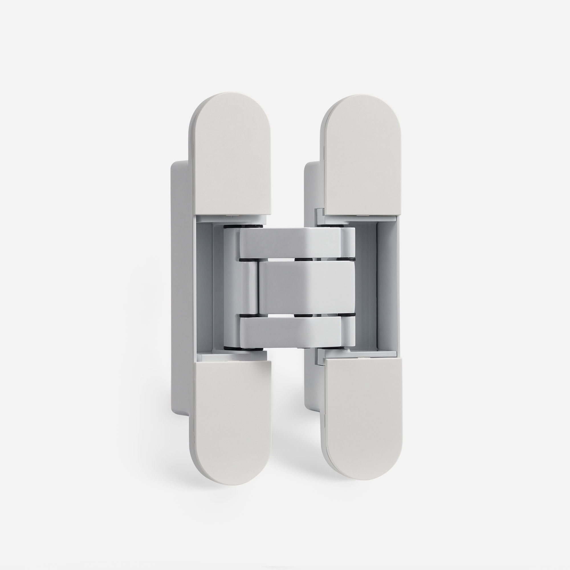Bacau_White Bacau - Brushed Gold Concealed Hinge - Architectural Hardware - Brushed Gold Concealed Hinge