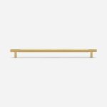 Ekati - Knurled Brushed Brass Handle - Architectural Hardware - Knurled Brushed Brass