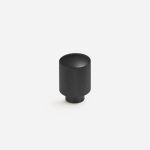 Ekati - Knurled Brushed Brass Knob - Architectural Hardware - Knurled Brushed Brass Knob