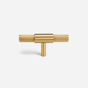 Ekati - Knurled Antique Bronze Brass Pull - Architectural Hardware - Knurled Antique Bronze Brass