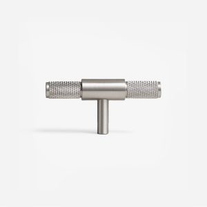 Ekati - Knurled Antique Bronze Brass Pull - Architectural Hardware - Knurled Antique Bronze Brass