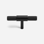 Ekati - Knurled Brushed Brass Knob - Architectural Hardware - Knurled Brushed Brass Knob