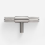 Ekati - Knurled Brushed Brass Knob - Architectural Hardware - Knurled Brushed Brass Knob