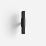 Ekati - Knurled Brushed Brass Knob - Architectural Hardware - Knurled Brushed Brass Knob