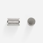 Ekati - Knurled Brushed Brass Knob - Architectural Hardware - Knurled Brushed Brass Knob