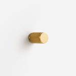 Ekati - Knurled Brushed Brass Knob - Architectural Hardware - Knurled Brushed Brass Knob