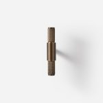 Ekati - Knurled Brushed Brass Knob - Architectural Hardware - Knurled Brushed Brass Knob