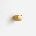 Ekati - Knurled Brushed Brass Knob - Architectural Hardware - Knurled Brushed Brass Knob