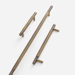 Ekati - Knurled Brushed Brass Knob - Architectural Hardware - Knurled Brushed Brass Knob