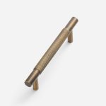 Ekati - Knurled Brushed Brass Knob - Architectural Hardware - Knurled Brushed Brass Knob