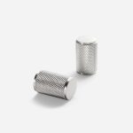 Ekati - Knurled Brushed Brass Knob - Architectural Hardware - Knurled Brushed Brass Knob