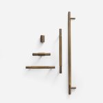 Ekati - Knurled Brushed Brass Knob - Architectural Hardware - Knurled Brushed Brass Knob