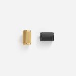 Ekati - Knurled Brushed Brass Knob - Architectural Hardware - Knurled Brushed Brass Knob