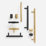 Ekati - Knurled Brushed Brass Knob - Architectural Hardware - Knurled Brushed Brass Knob