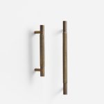 Ekati - Knurled Brushed Brass Knob - Architectural Hardware - Knurled Brushed Brass Knob