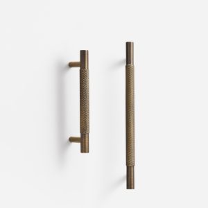Ekati - Knurled Brushed Brass Knob - Architectural Hardware - Knurled Brushed Brass Knob