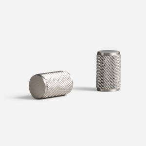 Ekati - Knurled Brushed Brass Knob - Architectural Hardware - Knurled Brushed Brass Knob