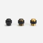 Iba - Matte Brass Door Stop - Architectural Hardware - Matte Brass Door Stop