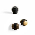 Iba - Matte Brass Door Stop - Architectural Hardware - Matte Brass Door Stop