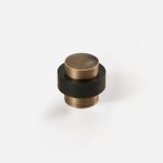 Iba - Matte Brass Door Stop - Architectural Hardware - Matte Brass Door Stop