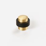 Iba - Matte Brass Door Stop - Architectural Hardware - Matte Brass Door Stop