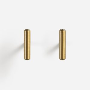 Mir - Brushed Brass Knob - Architectural Hardware - Brushed Brass Knob