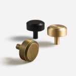 Mir - Brushed Brass Knob - Architectural Hardware - Brushed Brass Knob