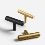 Mir - Brushed Brass Knob - Architectural Hardware - Brushed Brass Knob