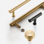 Mir - Brushed Brass Knob - Architectural Hardware - Brushed Brass Knob