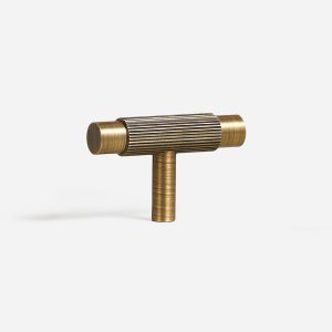 Orapa - Matte Black Brass Linear Pull - Architectural Hardware - matte black brass