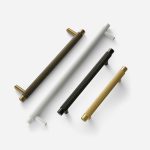 Orapa - Matte Black Brass Linear Pull - Architectural Hardware - matte black brass