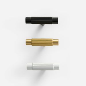 Orapa - Matte Black Brass Linear Pull - Architectural Hardware - matte black brass