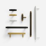 Orapa - Matte Black Brass Linear Pull - Architectural Hardware - matte black brass