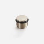 Uji - Brushed Nickel Brass Door Stop - Architectural Hardware - Brushed Nickel Brass Door Stop