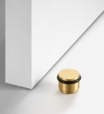 Uji - Matte Brass Door Stop - Architectural Hardware - Matte Brass Door Stop