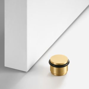 Uji - Matte Brass Door Stop - Architectural Hardware - Matte Brass Door Stop