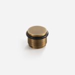 Uji - Antique Bronze Brass Door Stop - Architectural Hardware - Antique Bronze Brass Door Stop