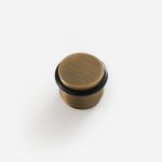 Uji - Antique Bronze Brass Door Stop - Architectural Hardware - Antique Bronze Brass Door Stop