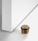 Uji - Antique Bronze Brass Door Stop - Architectural Hardware - Antique Bronze Brass Door Stop