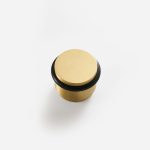 Uji - Matte Brass Door Stop - Architectural Hardware - Matte Brass Door Stop