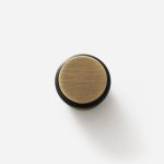 Uji - Antique Bronze Brass Door Stop - Architectural Hardware - Antique Bronze Brass Door Stop