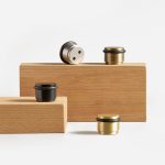 Uji - Brushed Nickel Brass Door Stop - Architectural Hardware - Brushed Nickel Brass Door Stop