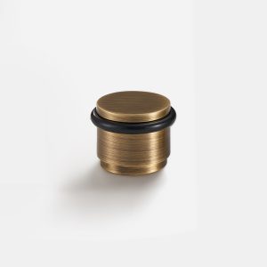 Uji - Antique Bronze Brass Door Stop - Architectural Hardware - Antique Bronze Brass Door Stop