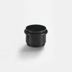 Uji - Matte Black Brass Door Stop - Architectural Hardware - Matte Black Brass Door