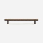 Ekati - Knurled Brushed Nickel Brass Handle - Architectural Hardware - Knurled Brushed Nickel Brass