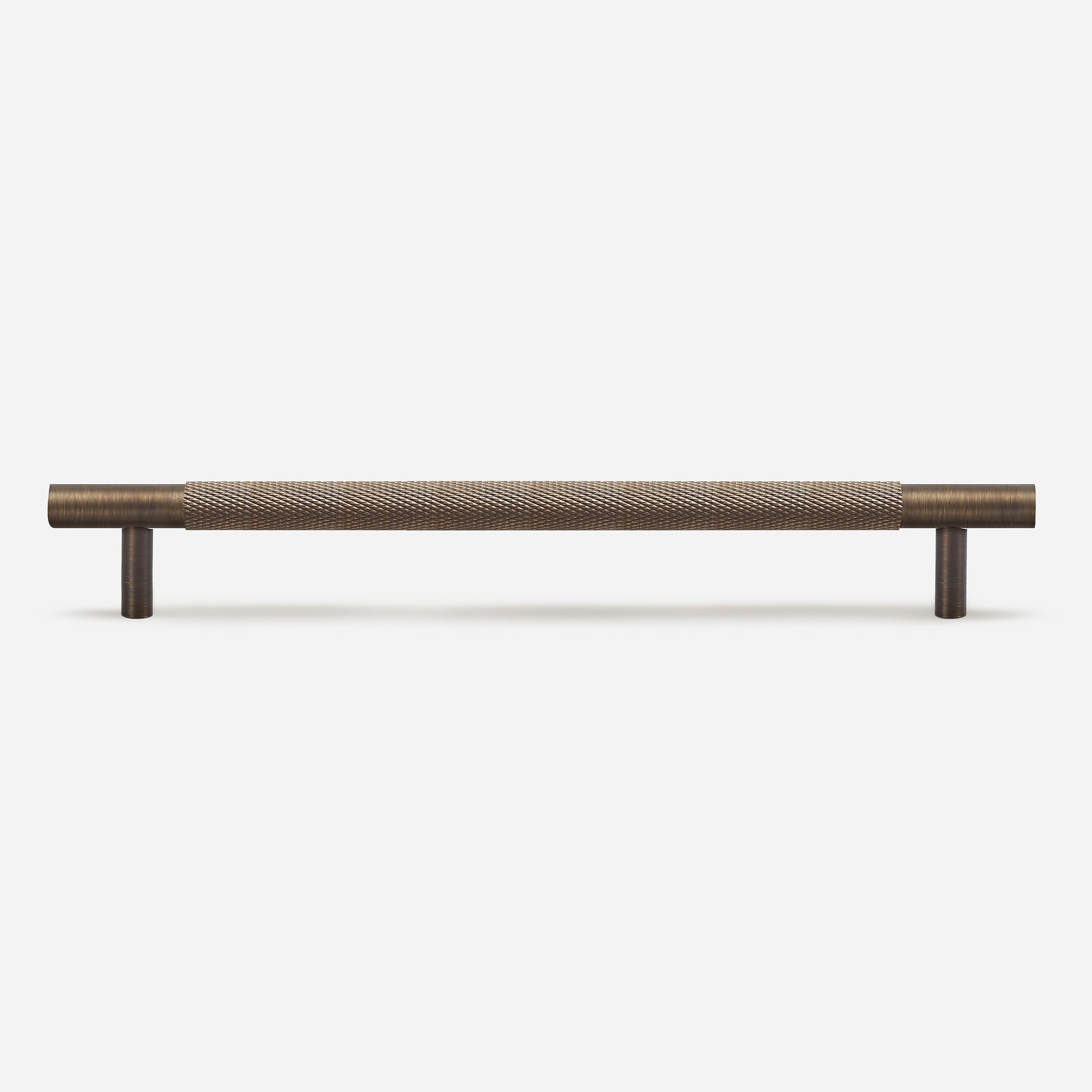 Ekati - Knurled Brushed Nickel Brass Handle - Architectural Hardware - Knurled Brushed Nickel Brass