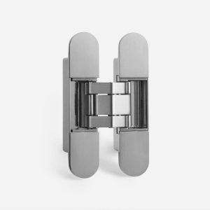 Bacau - Brushed Silver Concealed Hinge - Architectural Hardware - Brushed Silver Concealed Hinge
